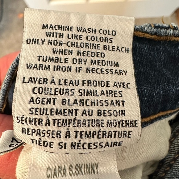 Hudson Jeans Ciara Super Skinny Exposed Button Low Rise Size 25 NWT $198 MSRP - Picture 8 of 14